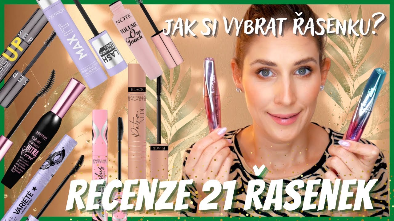 VELKÁ RECENZE ŘASENEK | DROGERKA I HIGH END | JAK SI VYBRAT ŘASENKU | TOP VÝŽIVA NA ŘASY