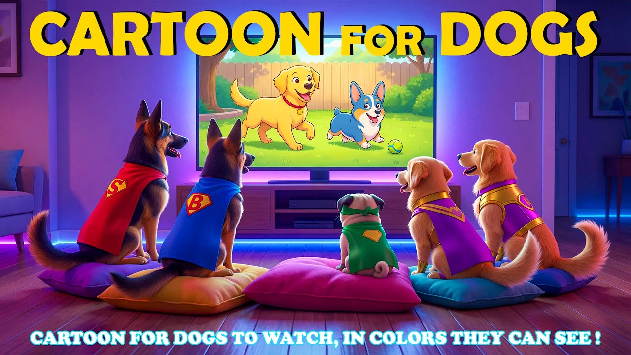 Мультфильмы для снятия стресса на канале DOG TV 💙 Нежная музыка и милая анимация, созданные для спо