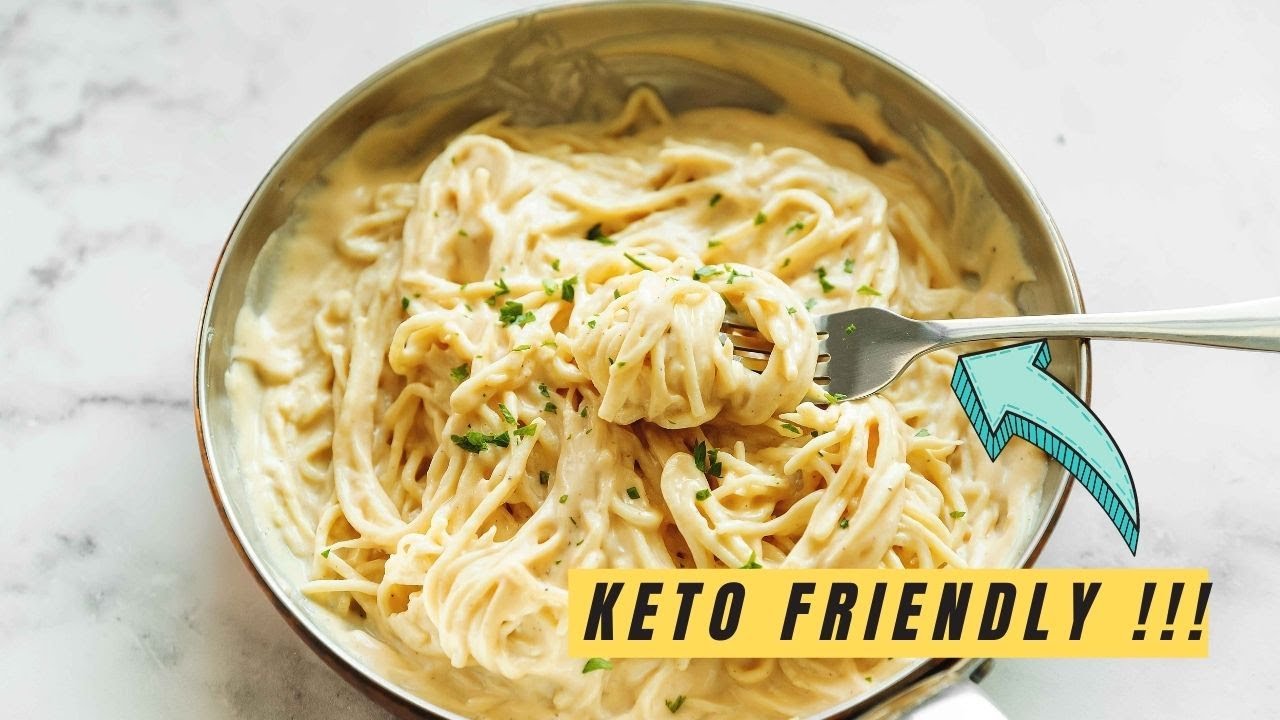 Hearts of Palm Pasta with Alfredo Sauce