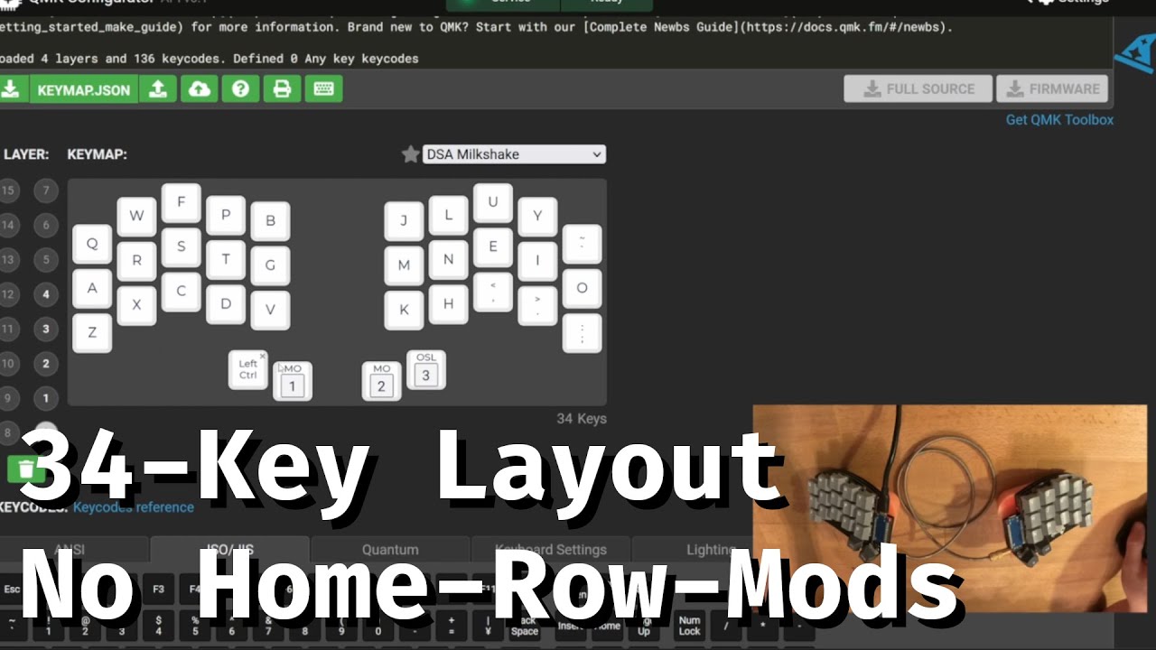 A Sane 34-Key Layout for Programming? ~ No* Home-Row-Mods ~ Ferris Sweep