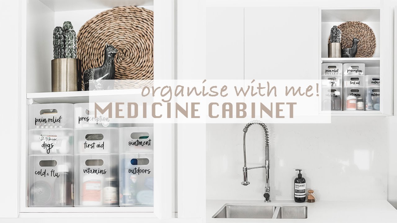 Medicine Cabinet Organisation | Organise With Me | Medicine Cabinet Makeover