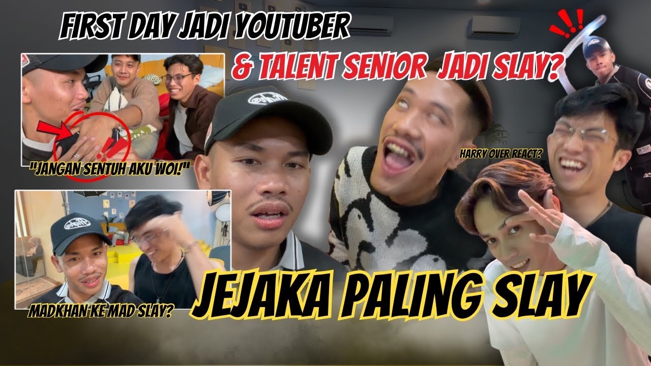 FIRSTDAY JADI YOUTUBER & TALENT AI JADI SLAY? 