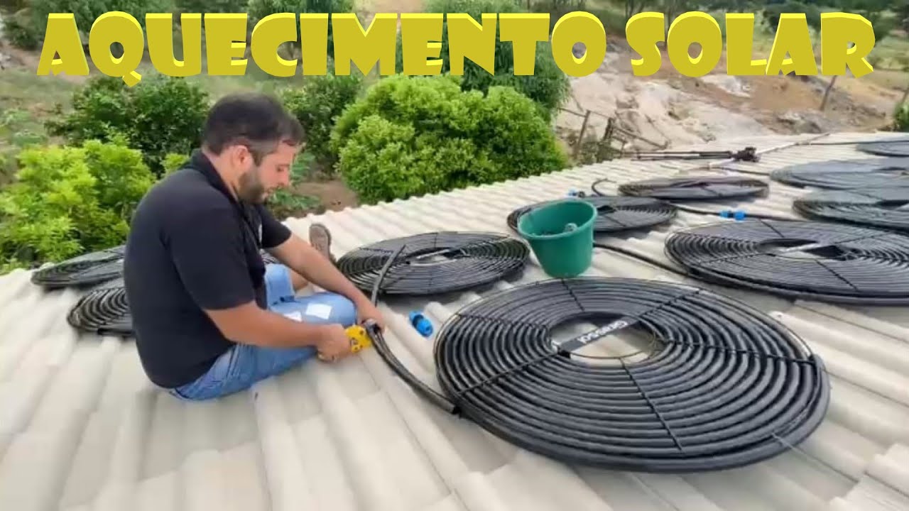 AQUECIMENTO SOLAR PARA SPA OU PISCINA - SISTEMA GIRASSOL