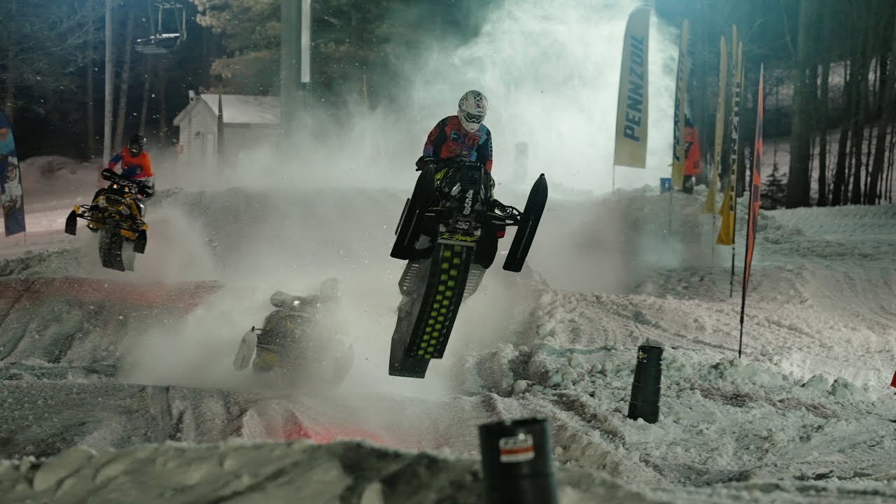 2024 CSRA Snowcross Round 4 / Pro & Sport 600 Highlights / Horseshoe Resort, Barrie Ontario / 4K