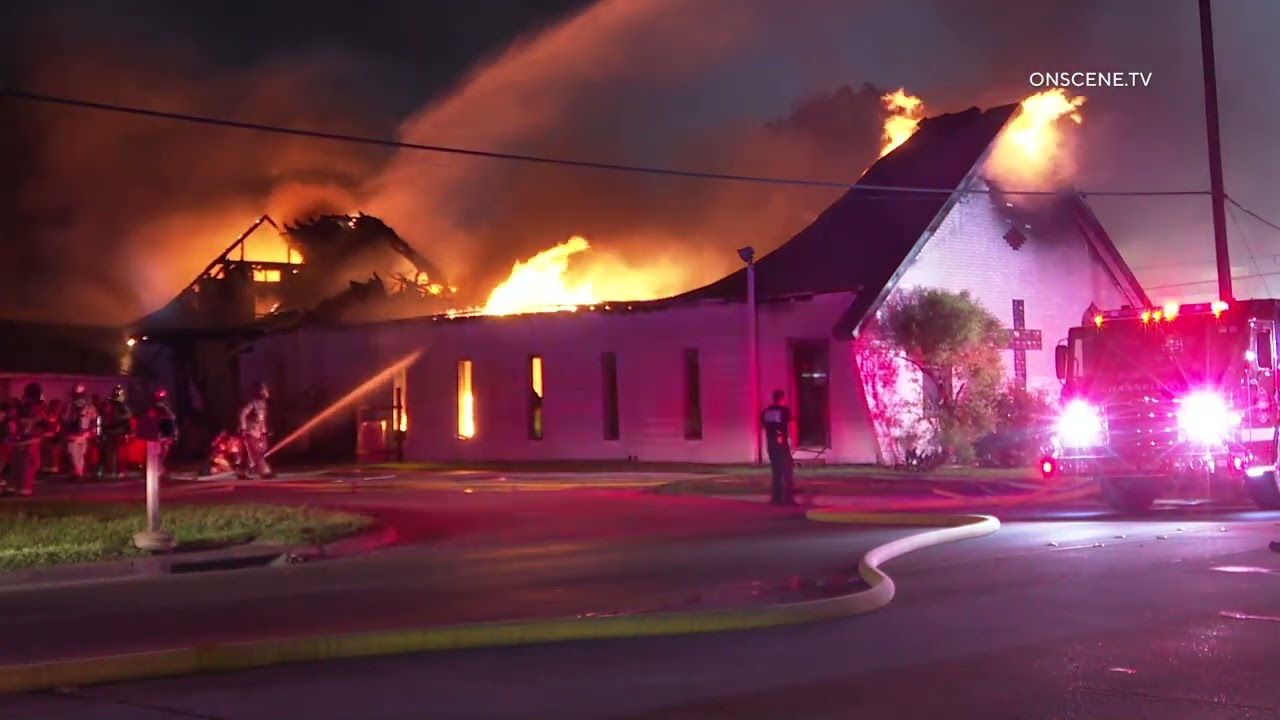 Church Found Engulfed In Flames In Houston