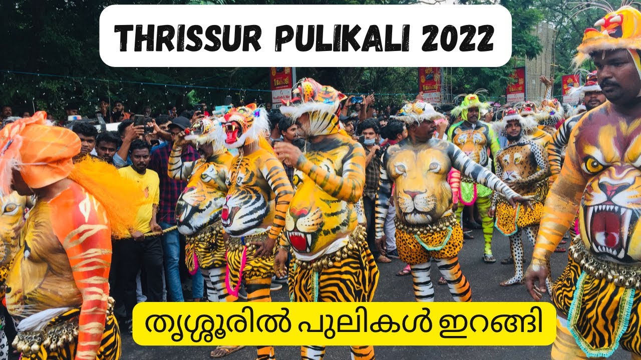 Pulikali Thrissur 2022 | പുലികളി 2022 | Onam Festival