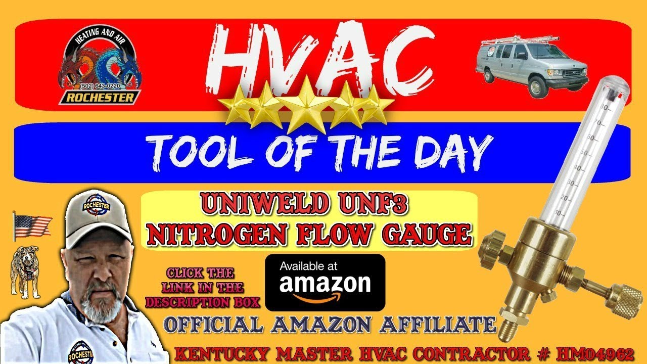 Uniweld UNF3 Nitrogen Flow Gauge : HVAC Tool of the Day