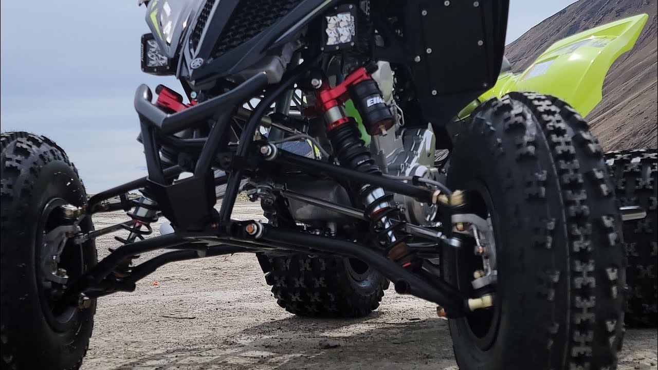 Yamaha Raptor 700 Long Travel, ширина YFZ450R (настройка) СМОТРИ КОНЕЦ!