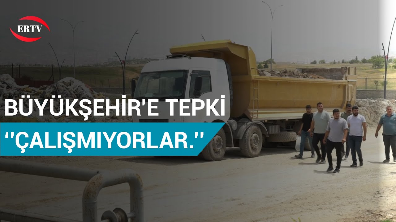 BÜYÜKŞEHİR'E TEPKİ ''ÇALIŞMIYORLAR.''