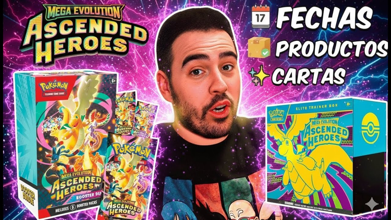 Todo Sobre ASCENDED HEROES: Fechas, Productos, Cartas 🔥 Pokémon TCG