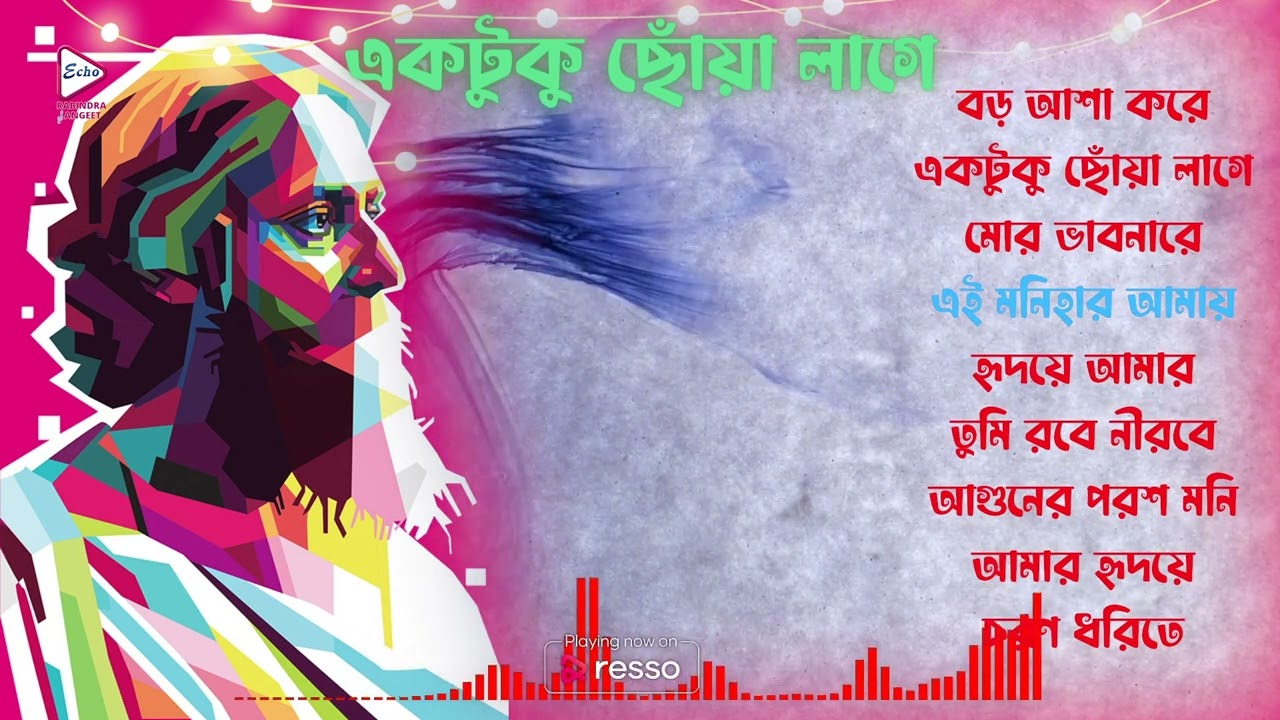 Ektku Choya Lage | Audio Graphic Jukebox Song | Ruma Dutta | Echo Rabindra Sangeet