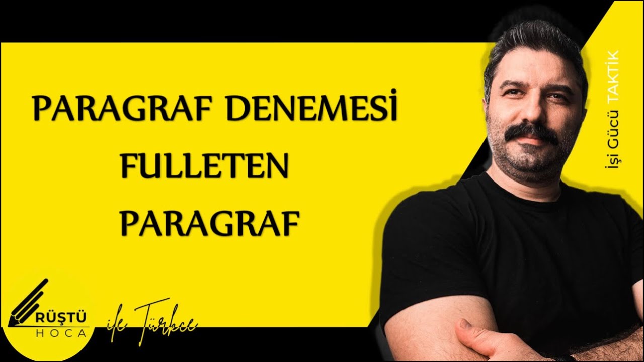 FULLETEN PARAGRAF | Paragraf Denemesi | RÜŞTÜ HOCA