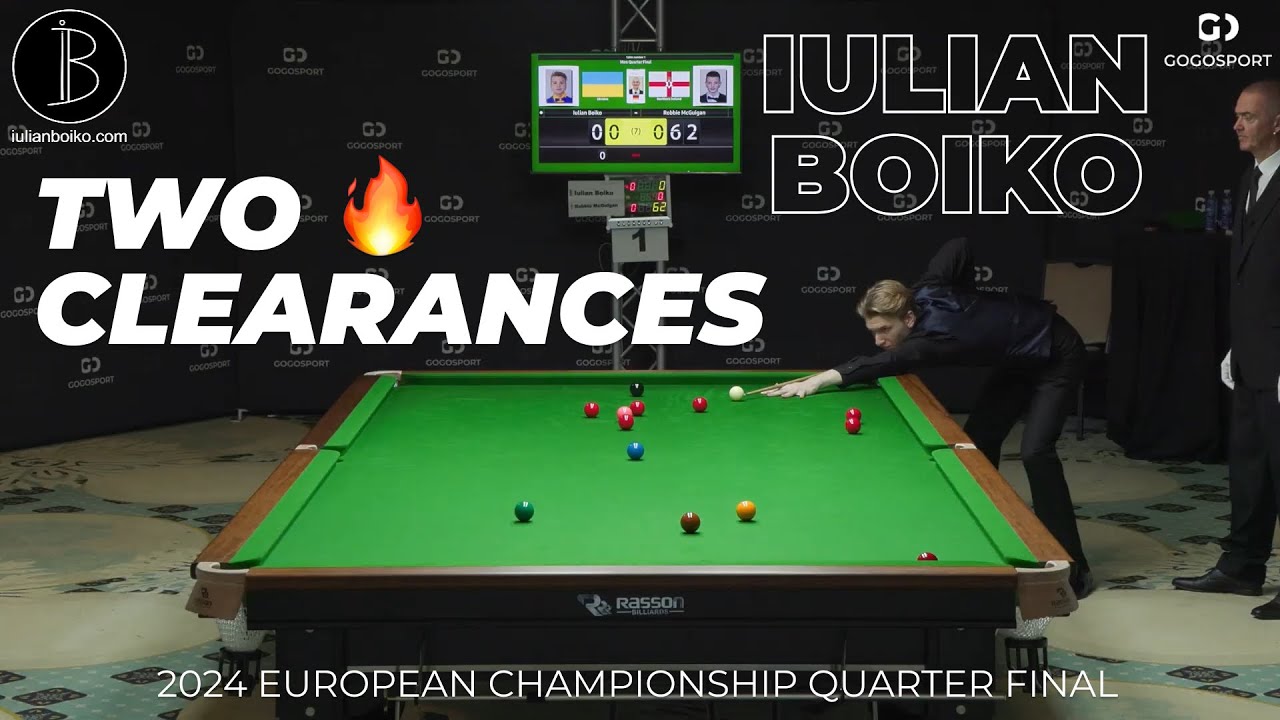 Two 🔥 Clearances | Iulian Boiko vs Robbie McGuigan | 2024 European Championship QF | (22.03.2024)