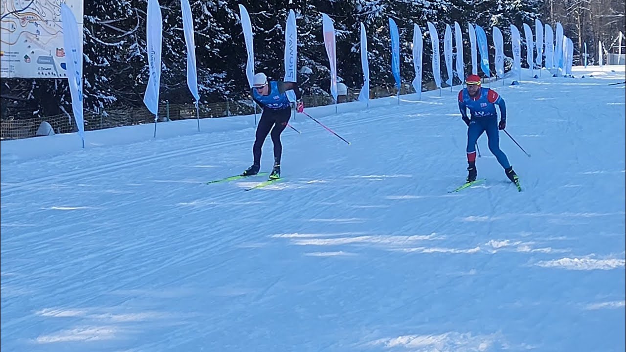 IT Ski Race финиш лидеров на 10 км