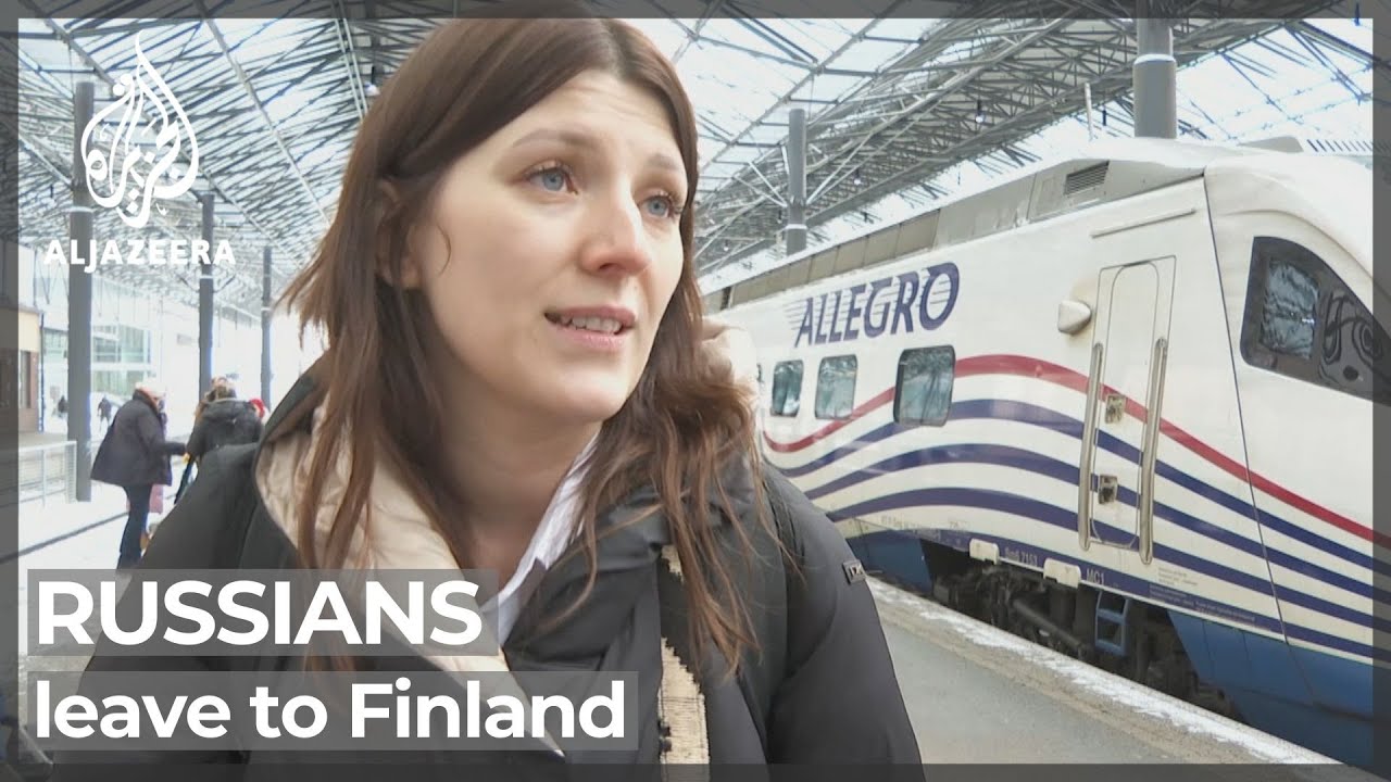 Thousands take train from Russia to Finland to escape sanctions