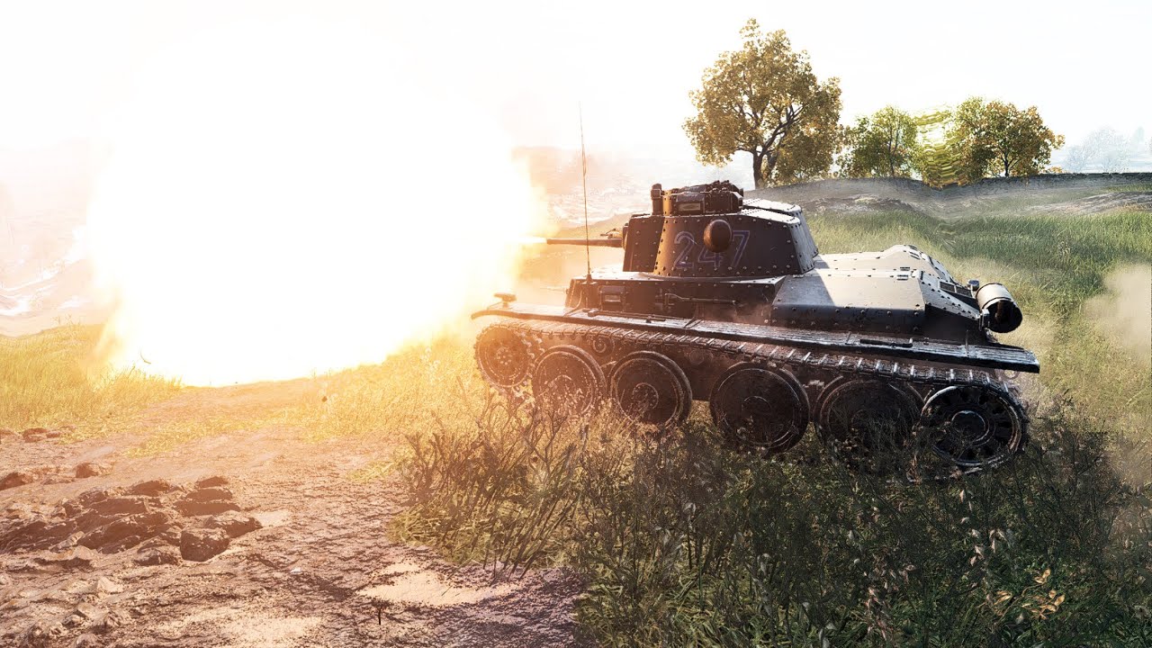 Battlefield 5  Best way to use light tank vs tanks