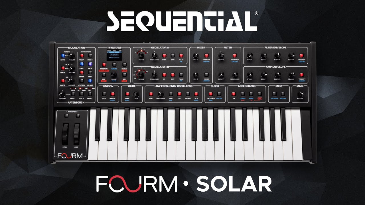 Sequential Fourm Presets for Ambient and Techno - Solar Sound Pack
