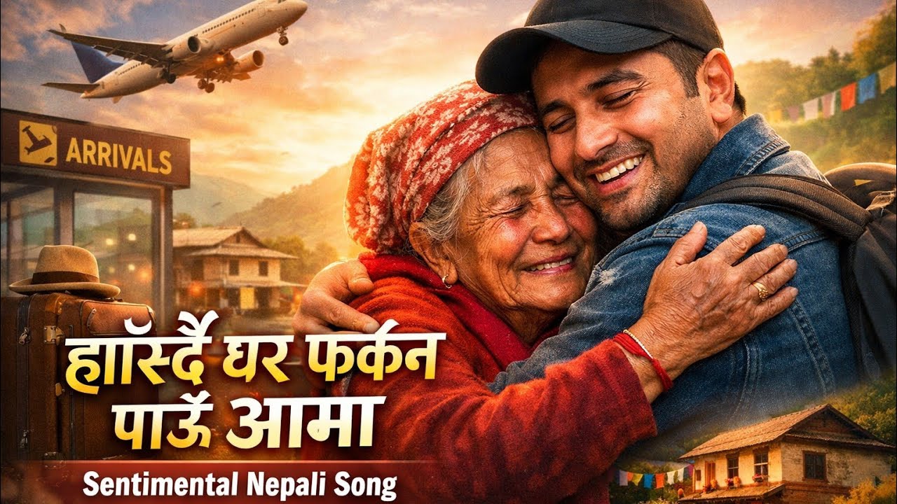 हाँस्दै घर फर्कन पाउँ आमा | Emotional Nepali Song | Sentimental Mother Son Song | New Nepali Song