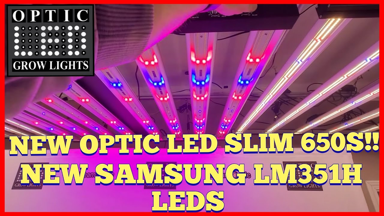 New! OpticLED Slim 650S Dimmable - New LH351H Deep Red LEDs & now UV & Infrared Equipped