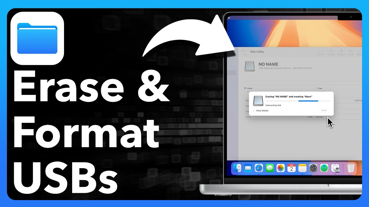How To Erase And Format USB Flash Drive On Mac