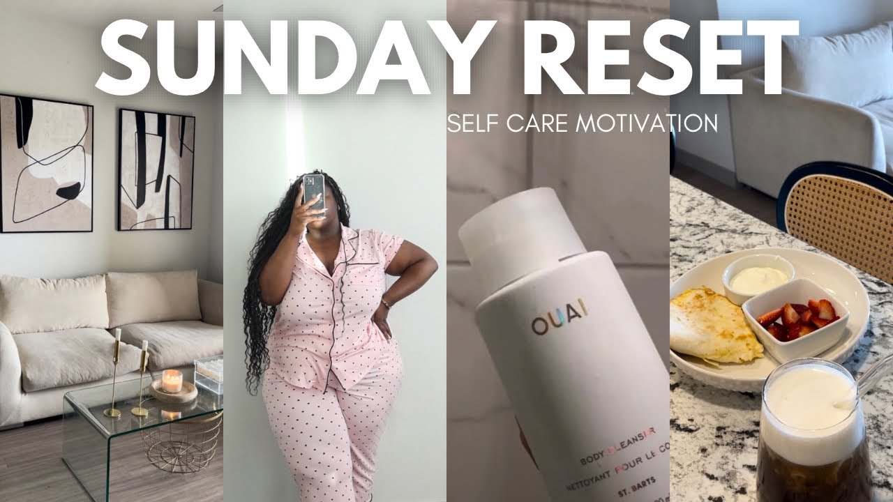 SUNDAY RESET + SELF CARE ROUTINE | Morning Routine + Journaling + Meal Prepping + Laundry + Selfcare