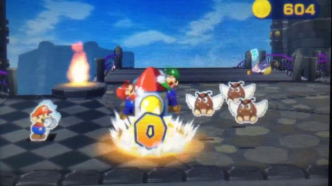 Mario & Luigi - Paper Jam [Extra] Nabbit (No Damage)