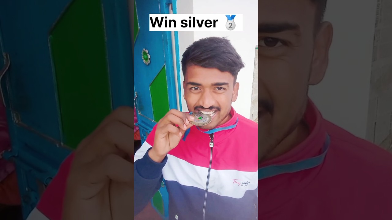 won silver 🥈 medal 🏅🏅 10 day collage games me #karate #olympickarate #support #youtube