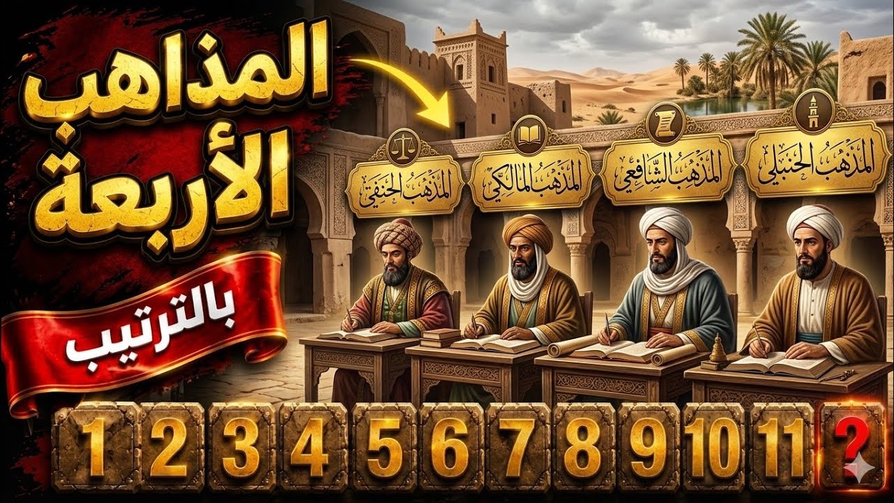 تعرف على المذاهب الأربعة في الإسلام وأئمتها العظماء بالترتيب !