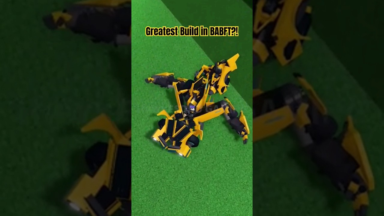 SUPER CRAZY BUMBLEBEE TRANSFORMERS by @redisred4922  Roblox Build a Boat! #roblox Mech #bumblebee