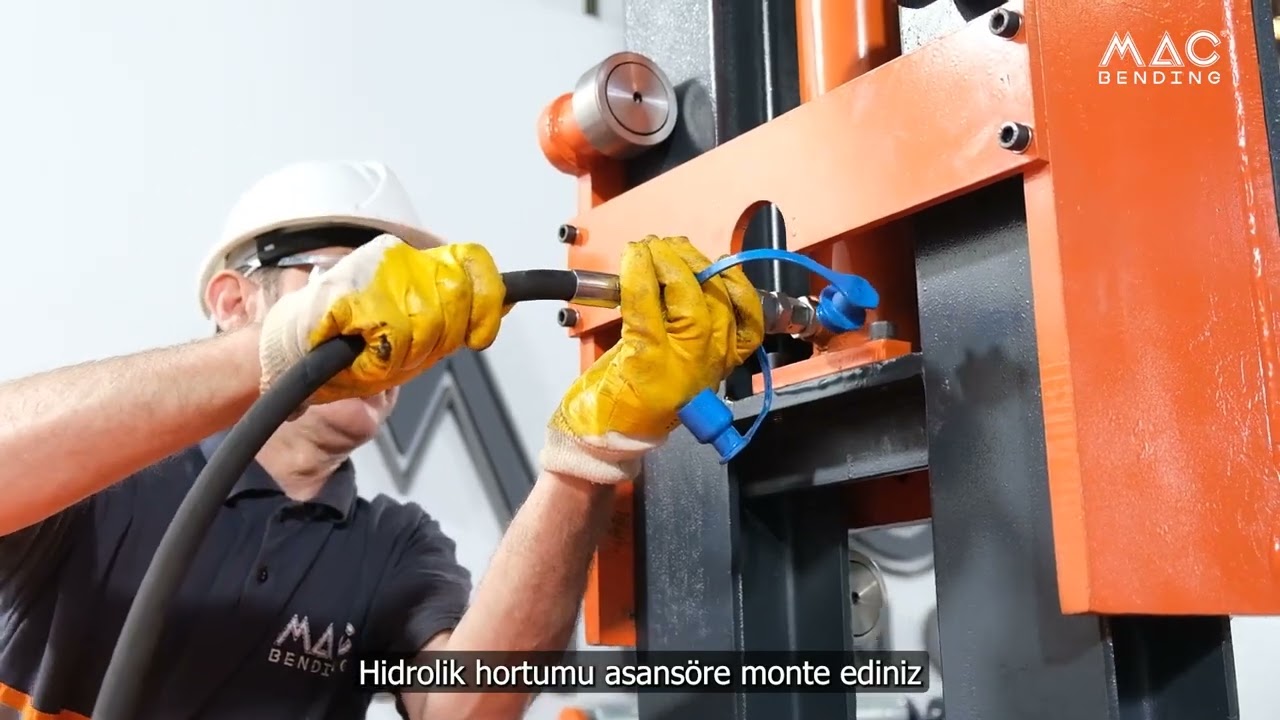 SBM Hidrolik 4 Toplu Silindir Bükme Makinesi Kurulum ve Eğitim