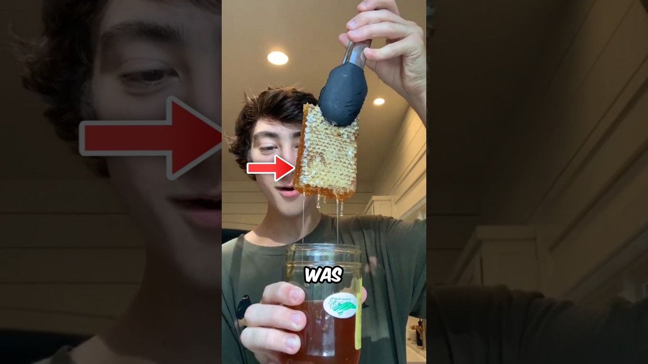 Honeycomb surprise gone wrong 🍯