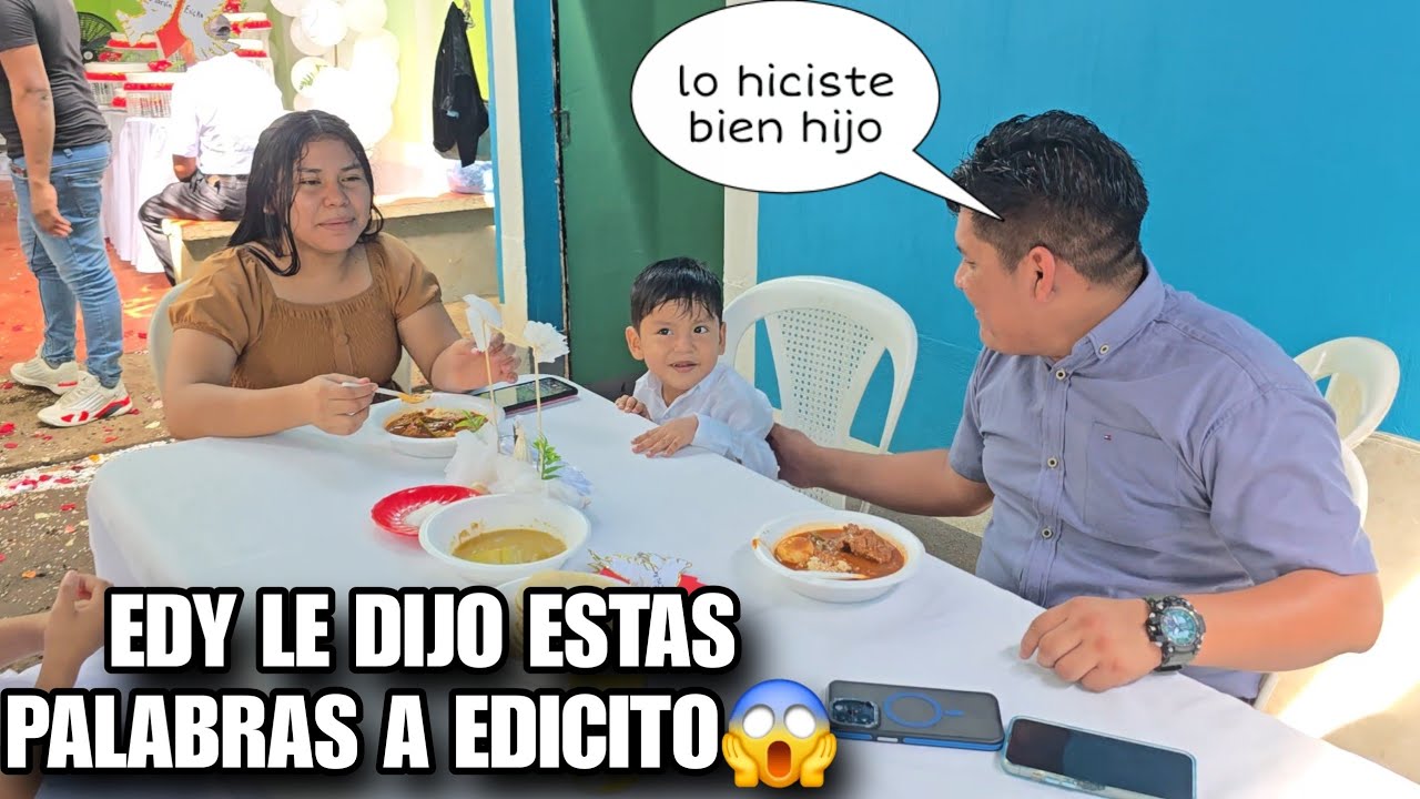 En Pleno Almuerzo EDY Y DAYSI Felicitaron A EDICITO😭EDY Le Dijo Estas Palabras A Su Hijo EDICITO😱
