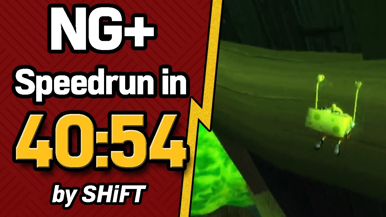 SpongeBob SquarePants: Battle for Bikini Bottom NG+ Speedrun in 40:54 (WR on 6/12/2019)