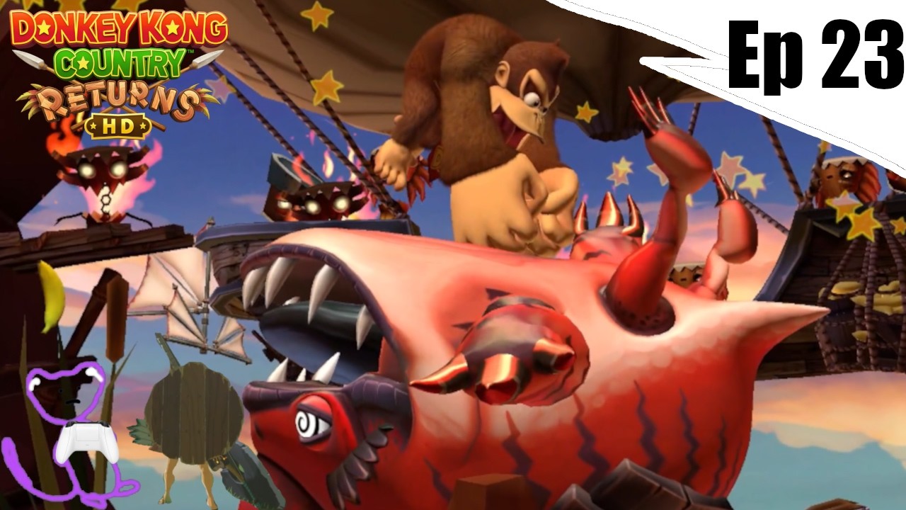 Absolutely CRIPPLING this Boss! - Donkey Kong Country Returns Ep. 23