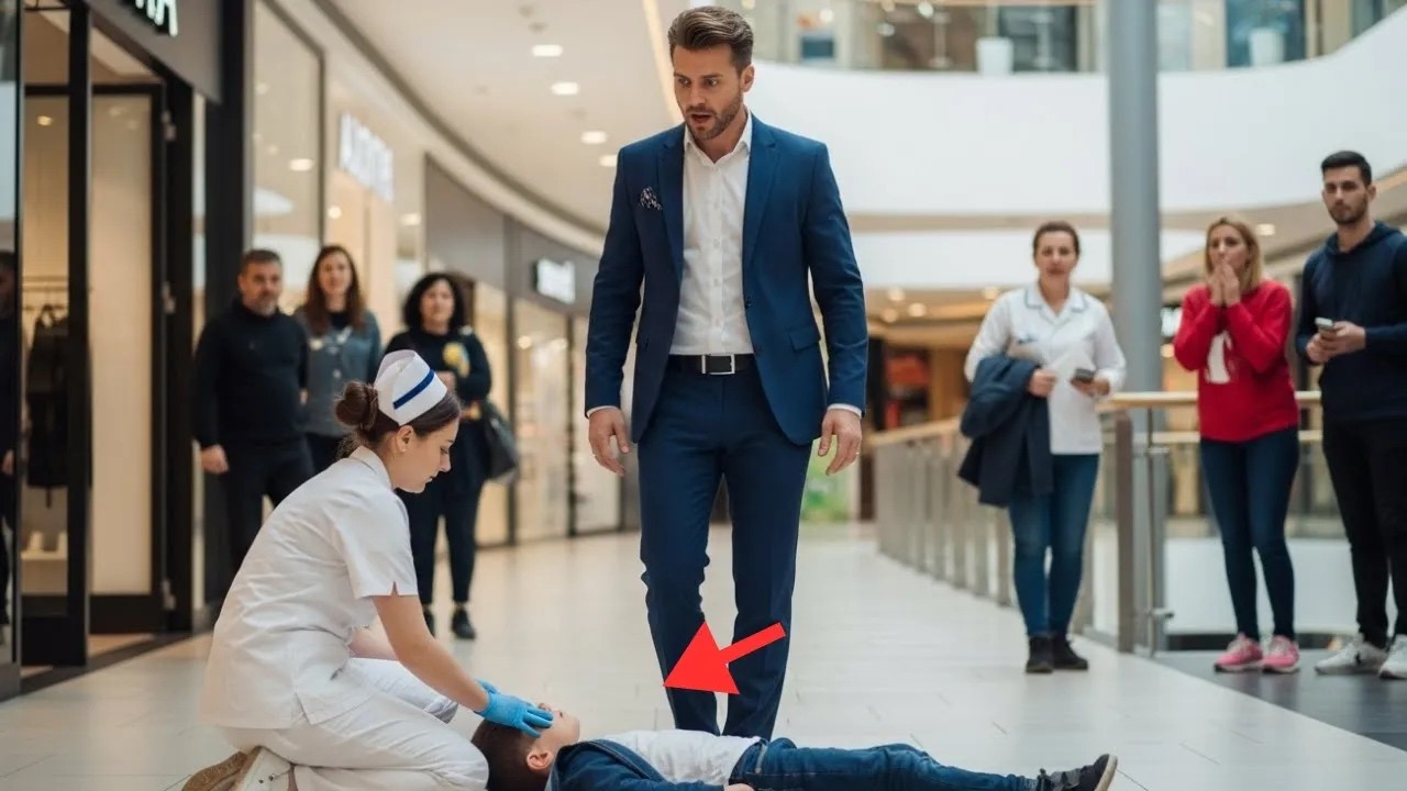 În mall, o asistentă ajută un băiat – totul se schimbă când află că e fiul milionarului