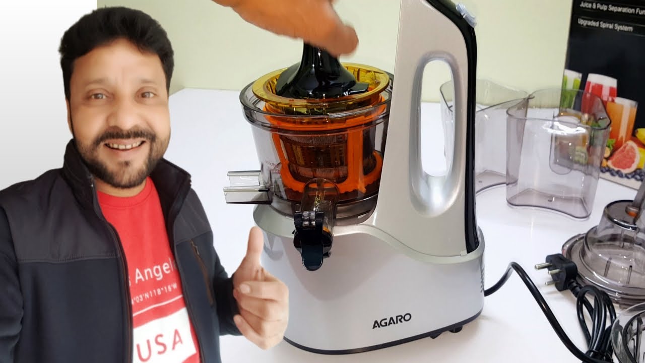 Best Slow Juicer In India | AGARO Imperial 240-Watt Slow Juicer | Unboxing | Full Demo | Hindi