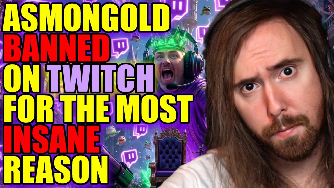 Asmongold ЗАБАНЕН на Twitch по самой БЕЗУМНОЙ причине.