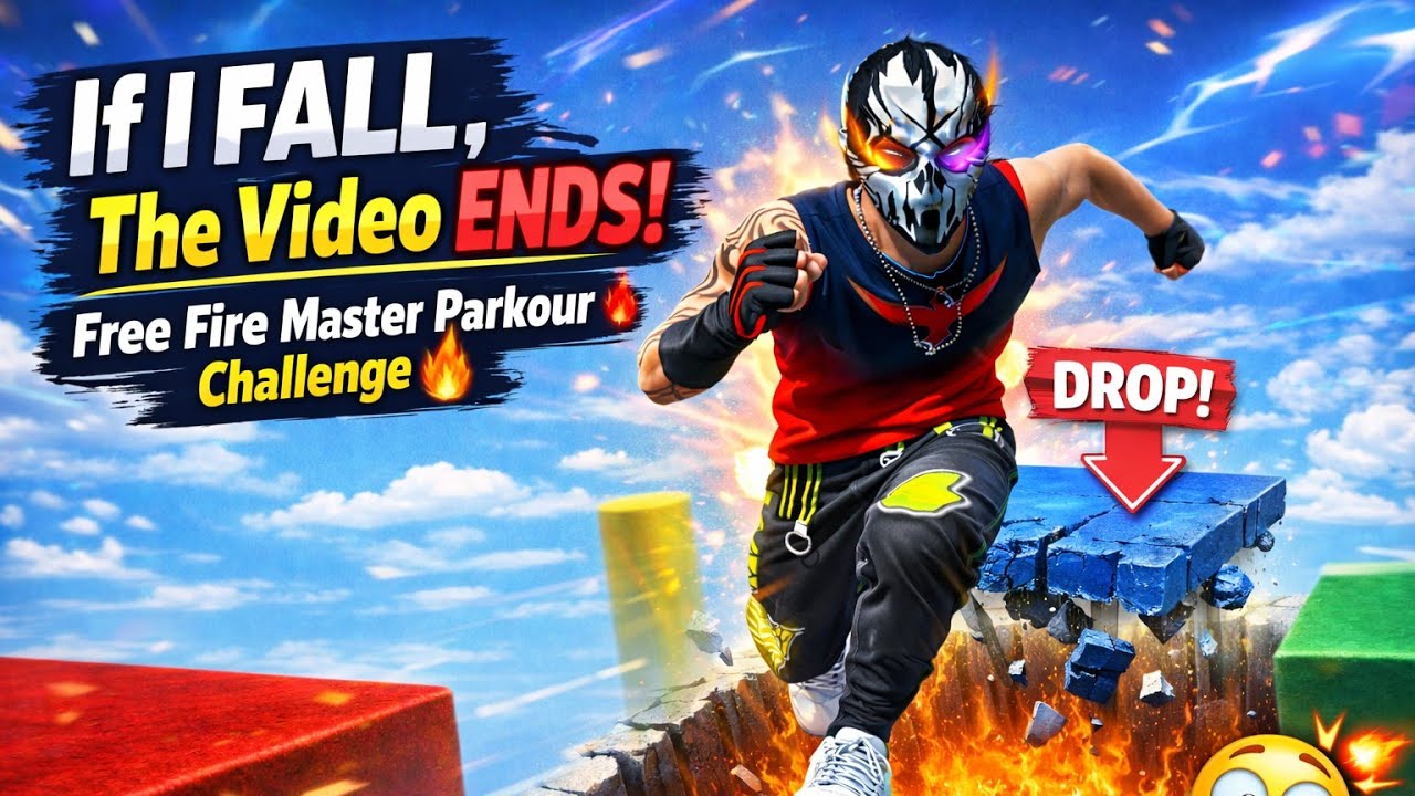 If I Fall, The Video Ends! 😱 | Free Fire Master Parkour Challenge 🔥