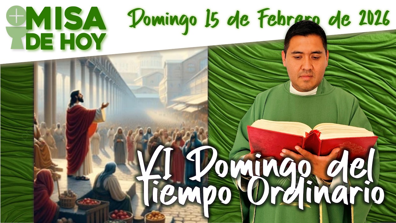 Santa Misa de Hoy Domingo 15 Febrero 2026 ✝️ ⛪️ #fe   #iglesiacatolica #misadominical #misadehoy