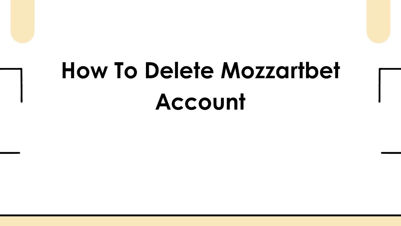 How To Delete Mozzartbet Account
