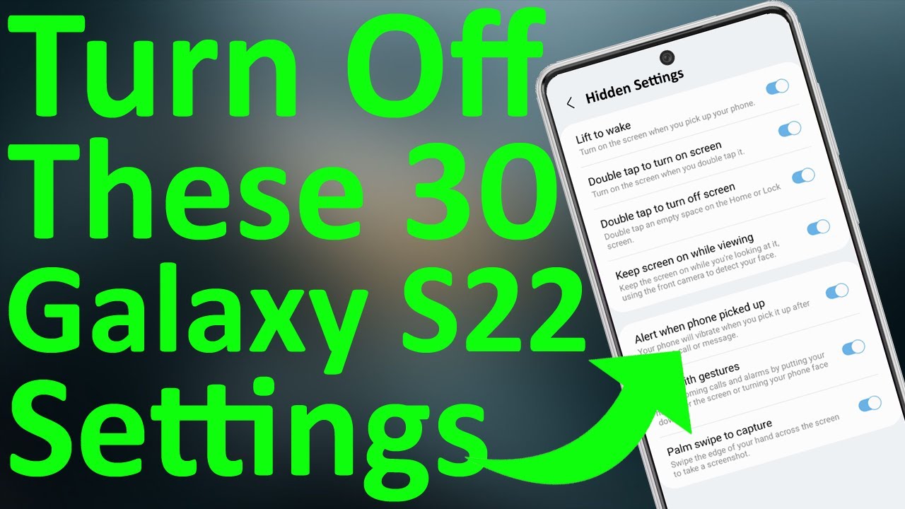 Samsung Galaxy S22 30+ Hidden Settings ⚡ Over Heating & Battery Drain Problems Solved 🔥🔥🔥