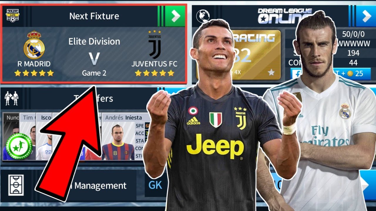 Juventus vs Real Madrid |Dream League Soccer 2018 Gameplay