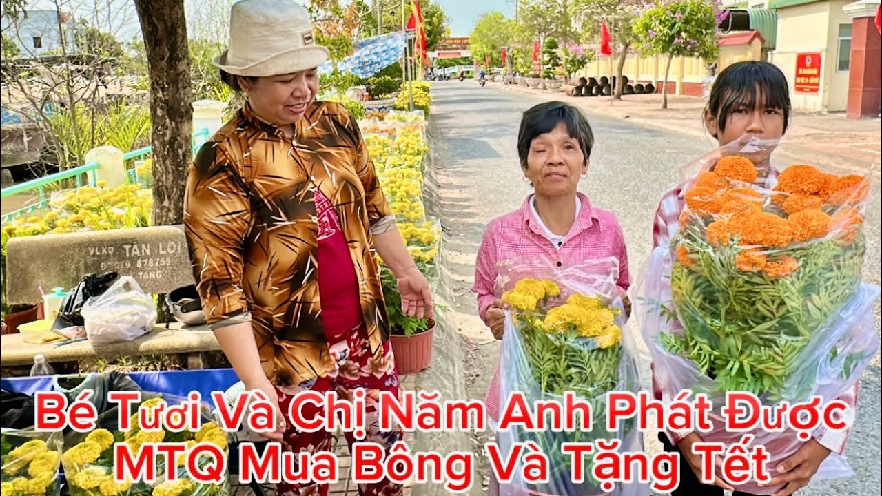 Tin vui cho bé Tươi và chị năm anh Phát gà trống nuôi con được￼ MTQ tặng quà tiền #cuongphivlog #