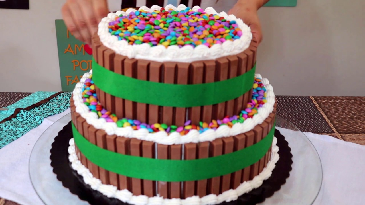 BOLO KIT KAT- FLOR DE FARINHA