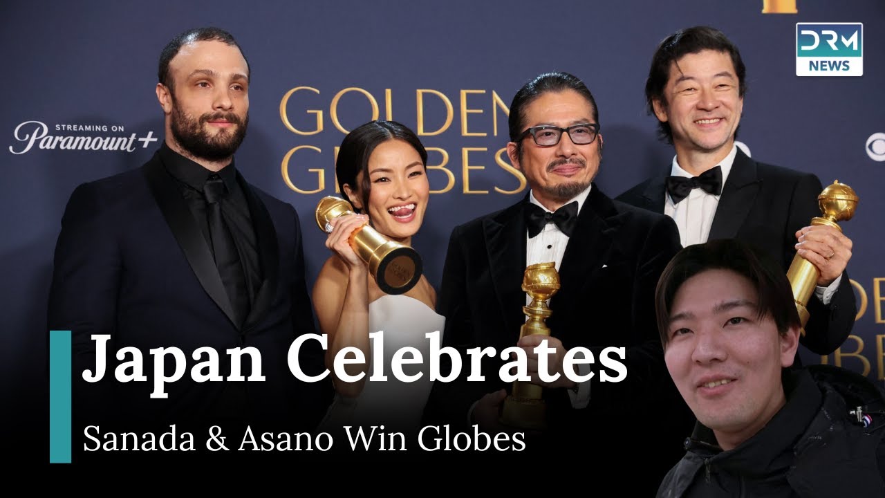 ‘Shogun’ Stars Make History at Golden Globes | Tokyo Celebrates | AA1G