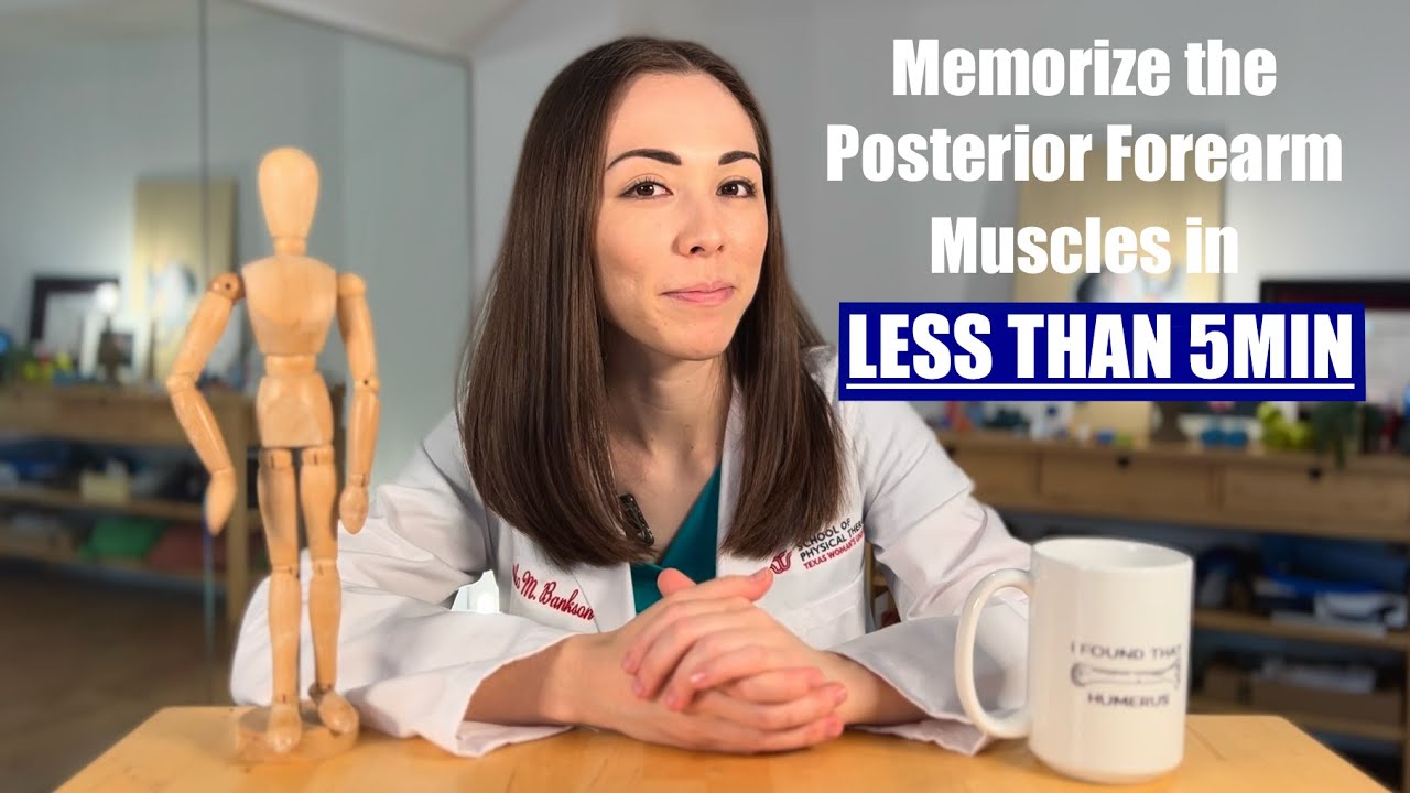 How to Memorize the Posterior Forearm Muscles in less than 5 min | Anatomy Tips | Dr. Kumiko