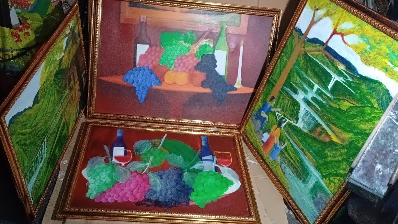 14 PCS PAINTING #frame #paintingframe #painting