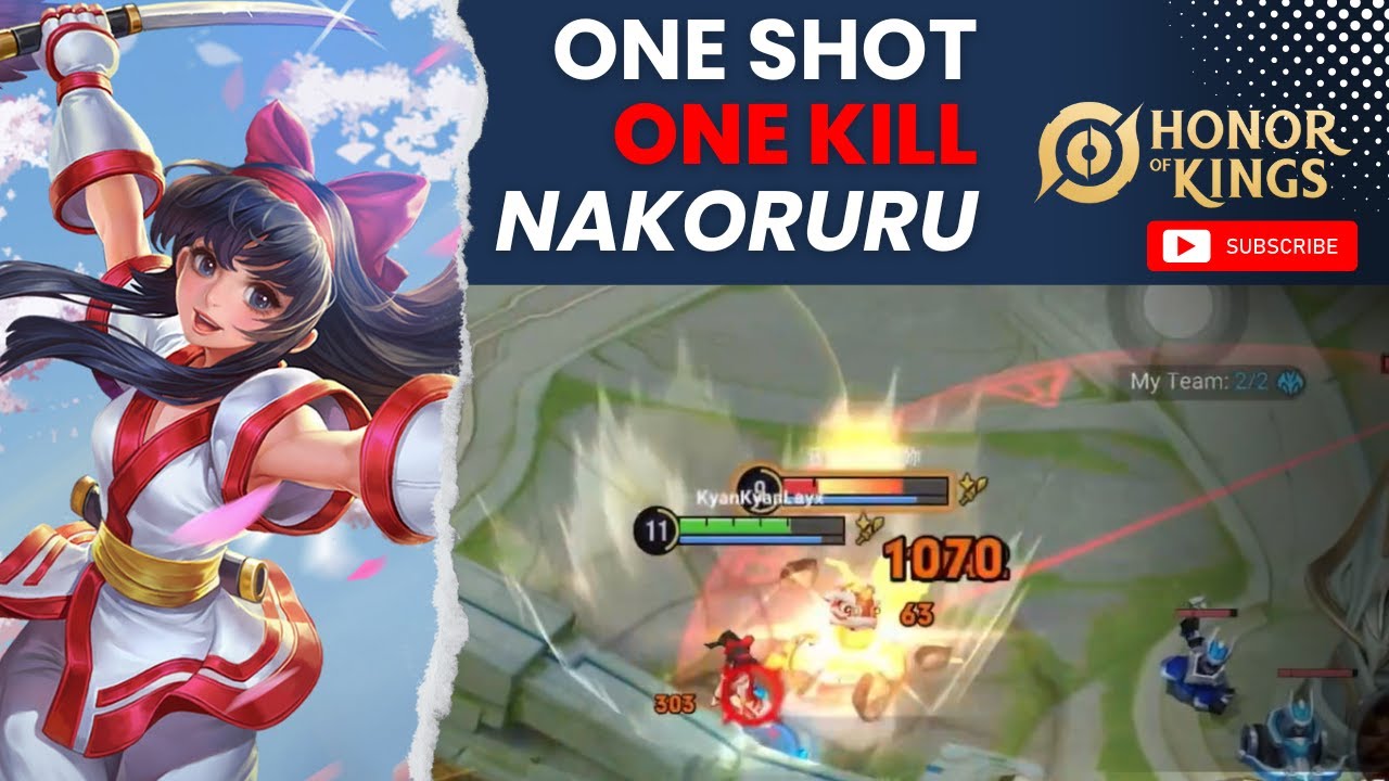 How to play Nakoruru one shot build  | Insane Burst Damage | Honor of Kings Gameplay