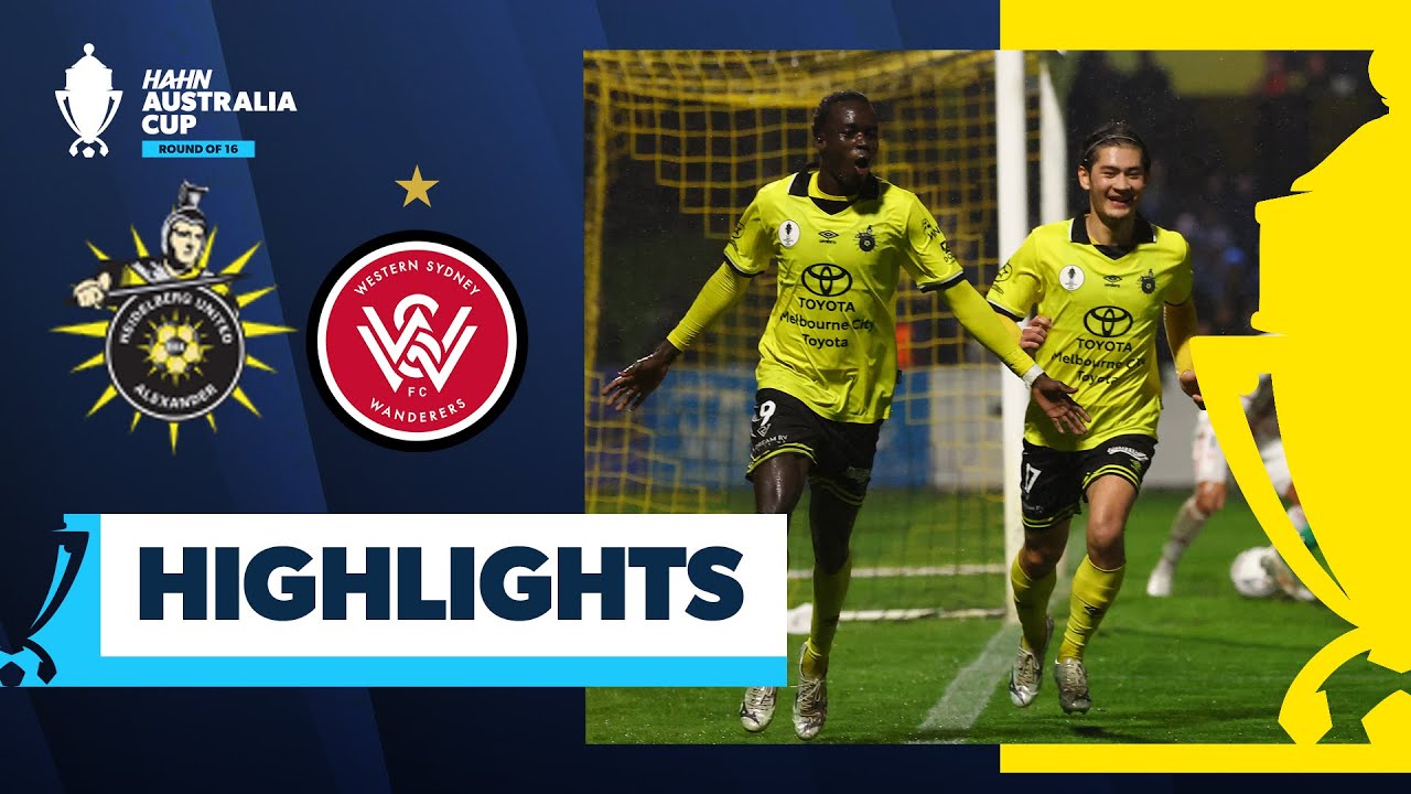 Heidelberg United v Western Sydney Wanderers | Highlights | Hahn Australia Cup 2025 Round of 16