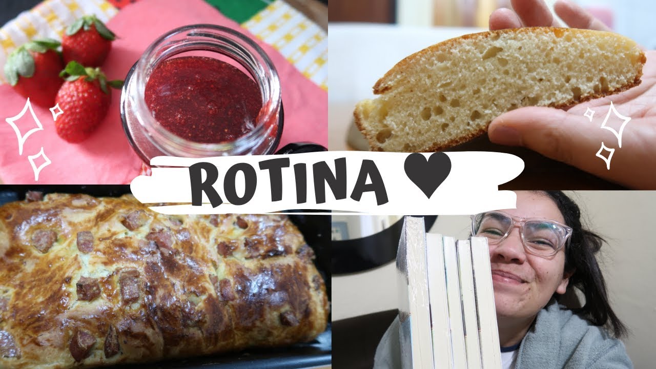 ROTINA DE CASA: FIZ PÃO CASEIRO não precisa sovar + GELEIA DE MORANGO  ♥ Greice Brigido
